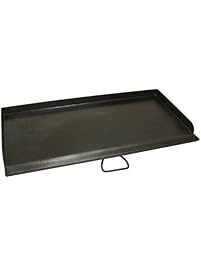Camp Chef, SG60 Professional True Seasoned Steel Griddle Covers Two Burners with Handle, Fits Most 14" Cooking Systems