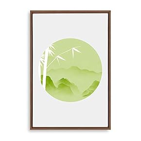 Framed Circular Pattern Home Artwork for Living Room Bedroom