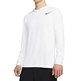 Nike Top Long Sleeve Hooded Hyper Dry White/Black 2XL