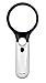 Sunfyre Tek 3 LED Light 2 Lens Hand Held Magnifying Glass (45X and 3X Zoom Magnification) 3-inch and 1-inch lens