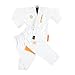 Sanabul Kids Highlights Brazilian Jiu Jitsu BJJ Gi (White, K4)