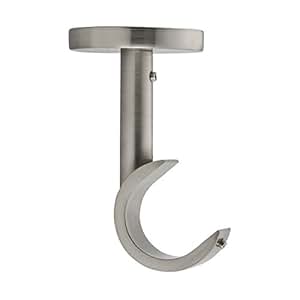 Barras de Cortina - Soporte Techo Acero INOX Diametro 20 Mm.: Amazon.es