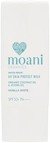 moani organics UV SKIN PROTECT MILK vanilla white(顔用日焼け止め)