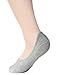 OSABASA Womens 3 Pair Casual No-Show Socks of Hidden Flat Boat Line GRAY US 5-8/Asia S (SETKWMS09)