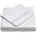 Cosy House Collection Everyday 1500 Series Bed Sheet Set - Ultra Soft & Cool Hotel Bedding - Deep Pocket - Wrinkle, Stain and Fade Resistant - 4 Piece Set (Queen, White)