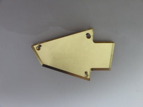 Ibanez Jem and RG550 Lefty Gold Mirror Truss Rod Cover