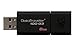 Kingston Digital 8GB 100 G3 USB 3.0 DataTraveler (DT100G3/8GB), Black