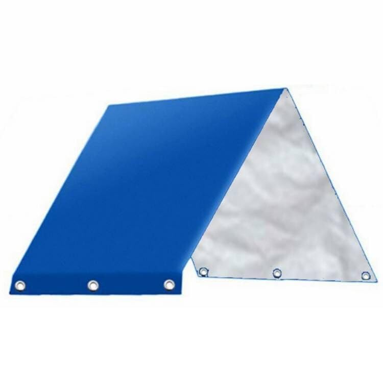 Swing set Swing Slide Shade Playground canopy Replacement Tarp Roof Kid Slides (Blue)