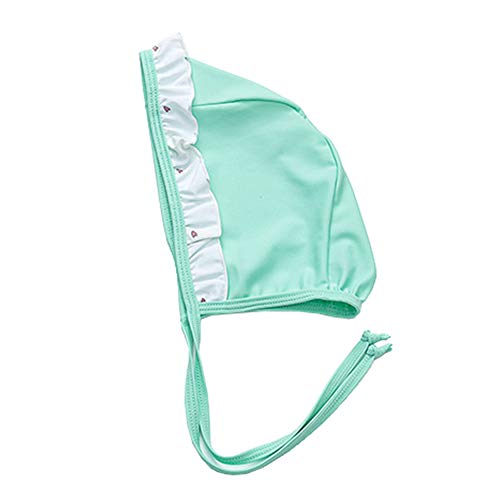 UV Sun Protective Baby Girls 2pc Swimsuit Long Sleeve Rash Guards Bathing Suit Ruffle Swimdress UPF 50+ Green 2-3T