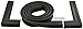 KidKusion Hearth Cushion | Made in USA | Black | 8.33 Ft of Padding | Child Safety, Edge and Corner Guard, Babyproof Fireplace Bumper