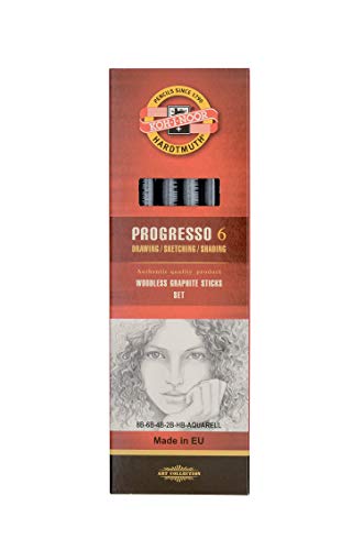 Koh-i-noor Progresso - Woodless Graphite Pencils Set. 8915