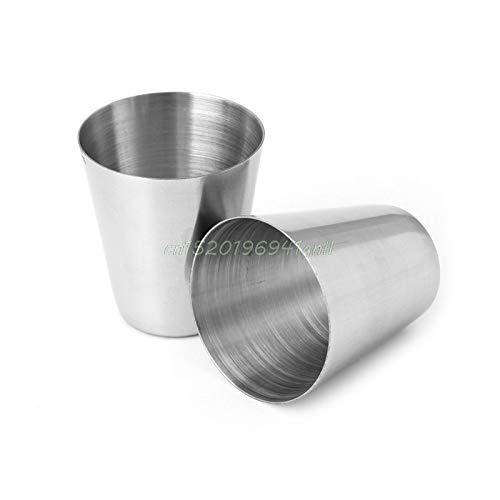 Mug Beer - Stainless Steel 4pcs Outdoor Camping Mini Cup Mug Drinking Coffee Beer With Case Dinnerware Serving - Tumbler Tree Colorado Beer Coffee Pink Hooks Cover Printing Holder Rambler Disne - Thumbnail 5
