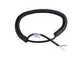 Miller Edge C182-12B Coil Cord, 2 Conductor, 18