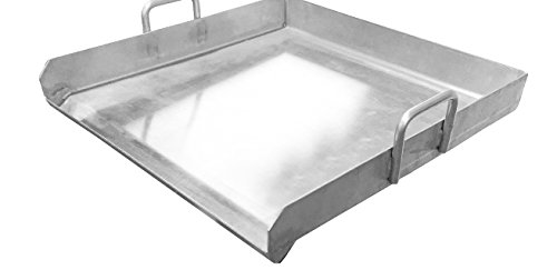 Bioexcel Stainless Steel Griddle Plancha for BBQ Grills, Taco Grill, Dishwasher Safe 15", 32" & 36" - This one is 15"x18"