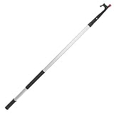 WindRider Telescoping Boat Hook - Floats - Double Grip - Super Strong Hook - Threaded End for Accessories - 4.5-12ft