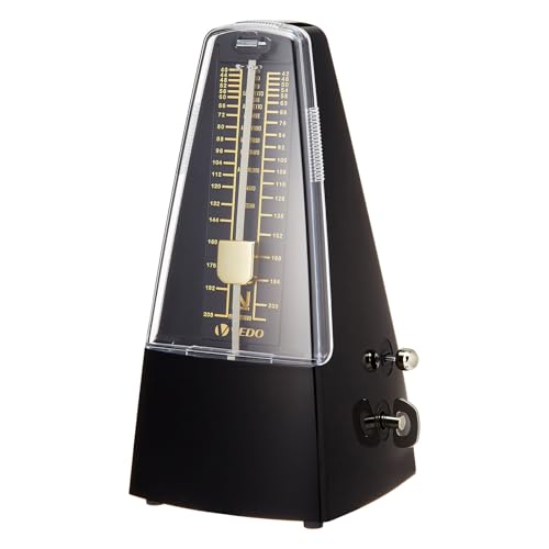 Metrônomo mecânico, Núcleo mecânico de cobre formato clássico batida precisa, vários modos de batida, adequado para piano guitarra bateria violino bateria saxofone preto Cabelo liso São Paulo Brasil