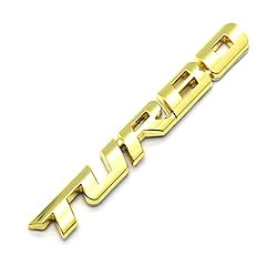 Universal Metal Turbo Badge Emblem Car Auto Fender