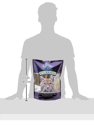 BLUE BUFFALO WILDERNESS NATURAL ADULT DRY CAT FOOD, HIGH-PROTEIN AND GRAIN-FREE DIET, SUPPORTS HEALTHY MUSCLE DEVELOPMENT AND A HEALTHY IMMUNE SYSTEM, CHICKEN, 12-LB. BAG
