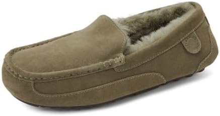 Polo Ralph Lauren Herringbone Yarmond Slippers Shearing Leather Men\'s Sz 8 Polo Ralph Lauren Herringbone house Slippers Shearing Lined  main image 3