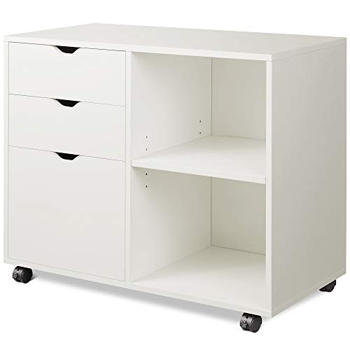 DEVAISE 3 Drawer Lateral File Wood Filing with