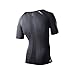 2XU Men's Short Sleeve Compression Top, Black/Black, Medium