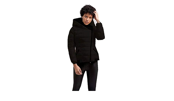 Monte Cervino Chaqueta de plumón acolchada con capucha para mujer,  impermeable: Amazon.es: Ropa