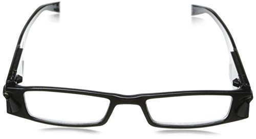 Foster Grant Liberty Rectangular Reading Glasses,Black,1.5