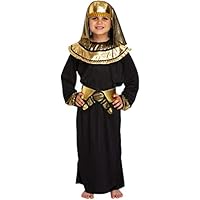 FNA FASHIONS Boys Egyptian Tutankhamun Pharaoh Child Book Week Fancy Black Costume UP Dress