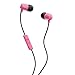 Skullcandy Jib In-Ear Noise-Isolating Earbuds with Microphone and Remote for Hands-Free Calls, Lightweight, Stereo Sound and Enhanced Base, Wired 3.5mm Jack Connectivity, Pink/Black