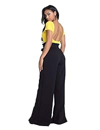 Pantalones de pierna ancha para dama