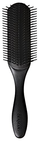 Denman 9 Row Styling Brush, Black, Medium