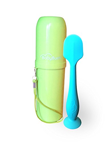 Blue BabyBum Diaper Cream Brush & Green Case