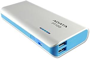 ADATA APT100 Bater&iacute;a de 10000 mAh, blanco y azul
