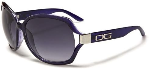 DG Eyewear Womens Ladies Oversized Vintage Sunglasses - dg3025 (Purple)