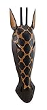 African Giraffe Jungle Mask Africa Decor Wall Hanging