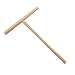 Monrocco 2Pcs Practial T Shape Crepe Maker Pancake Batter Wooden Spreader Stick Home Kitchen Tool DIY Restaurant Canteen Specially Supplies