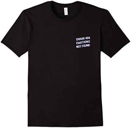 Mens Sad Boys 'ERROR 404 EMOTIONS NOT FOUND' Vaporwave Tshirt Medium Black