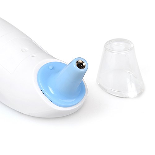 Elera Digital No Touch Infrared Forehead and Ear Thermometer Monitor With Probe Clinical Thermometer Gun for Fever for Infant Baby Kid Adult (Blue)