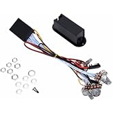 Bass Guitar Preamp 3 Band EQ Active Circuit, Dual Potentiometer Tone Control with Noise Reduction for Pickup Volume Balance DIY Installation Kit&zwnj;