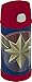 THERMOS FUNTAINER 12 Ounce Stainless Steel Kids Bottle, Captain Marvel