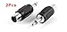 uxcell 3.5mm Mono Audio Male to RCA Female Adapter Coupler 2 Pcs Black