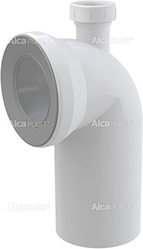 Pan Connector for Toilet -with 40mm Comp Inlet 110mm Push-fit/Solvent Coupling A90-90 P40
