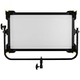 Ikan Lyra Bi-Color 3200K-5600K Soft Pane (1) l 1 x 2 Studio & Field LED Light with DMX Control, Bi-Color Adjustable (LBx20) - Black