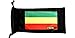 Style Vault W54-rp Rasta 80s Sunglasses Black/yellow/red W Microfiber Pouch