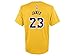 Outerstuff Youth Los Angeles Lakers Lebron James Name and Number Short Sleeve T-Shirt (Gold) (Medium (10/12))