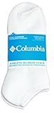 Columbia Womens Athletic No-Show Socks, 3 Pack (White)Sock Size 9-11