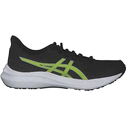 ASICS Men's Jolt 4 Sneaker, Black Lime, 7.5