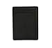 SERMAN BRANDS - Credit Card Holder RFID Blocking Leather Slim Wallet, Minimalist Front Pocket Wallets For Men Made From Full Grain Leather (Charcoal Black)