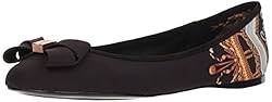 Ted Baker Women's IMMET Ballet Flat, Black, 9 M US