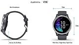 Garmin Venu GPS Smartwatch Black Slate AMOLED Display Music Pulse Ox view 3